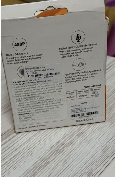 Веб-камера A4 Tech PK-710G 480P