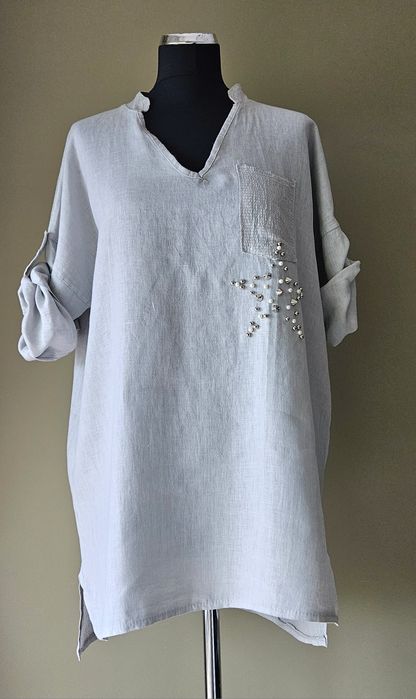 100 %  len bluzka / tunika ( made in Italy) rozmiar uniwersalny / one size