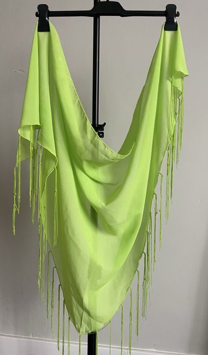 Chustko-apaszka z frędzlami