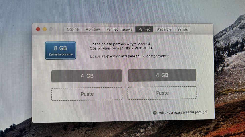 iMac Intel Core i3 3,06 GHz, 21,5 cala, 2010 rok, 8 GB Ram - kompletny