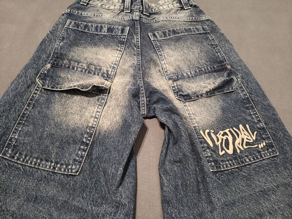Jeansy Mega Baggy Bershka Y2K / Skater
