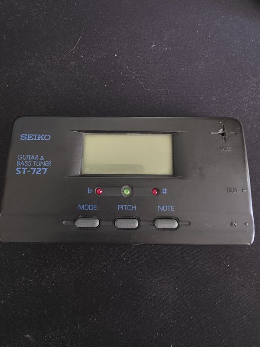 Afinador de guitarra e baixo da seiko