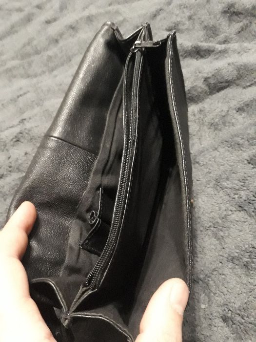 Кожанная барсетка. Мужской клатч