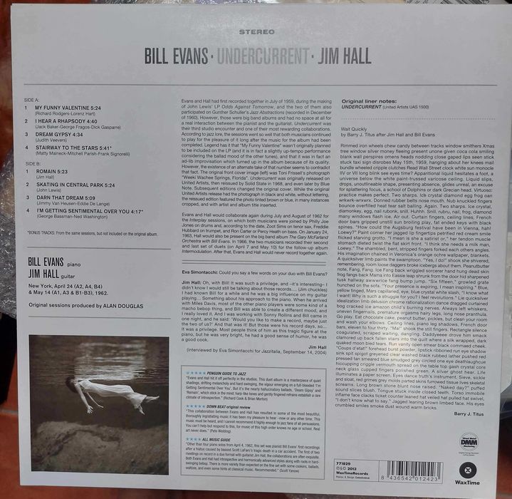 Bill Evans e Jim Hall - Undercurrent - LP