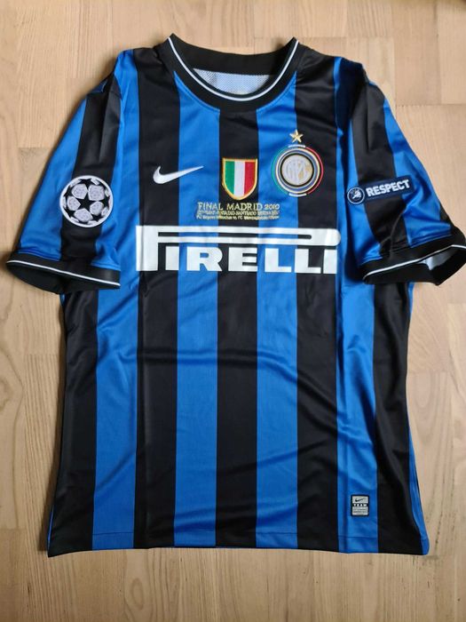 Match Issue Nike Inter Milano 2009/2010 Mario Balotelli 45 koszulka M UEFA Champions League Finał