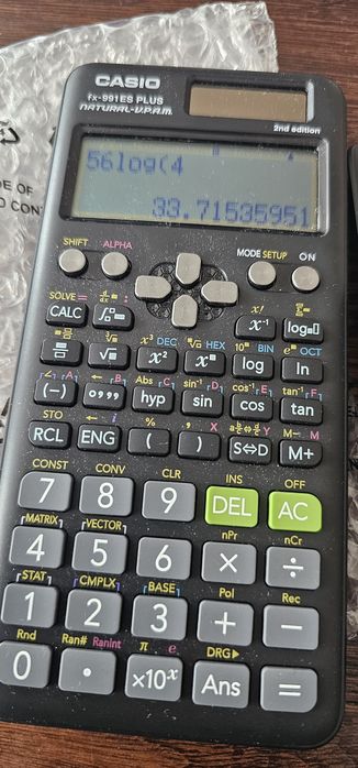 kalkulator casio fx-991 es plus 2nd edition