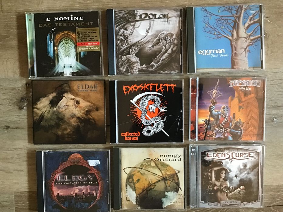 CDs vários metal rock pop letra E.   1,5€