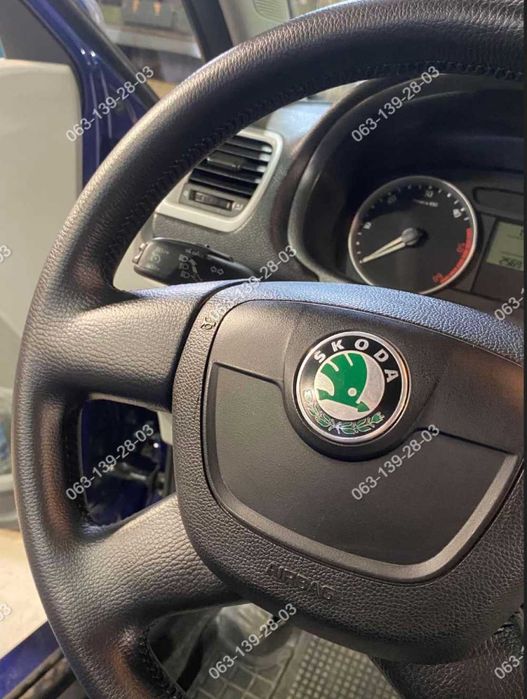 Skoda Octavia Fabia a5 Yeti Оплетка чехол на руль Шкода Кожа Каучук