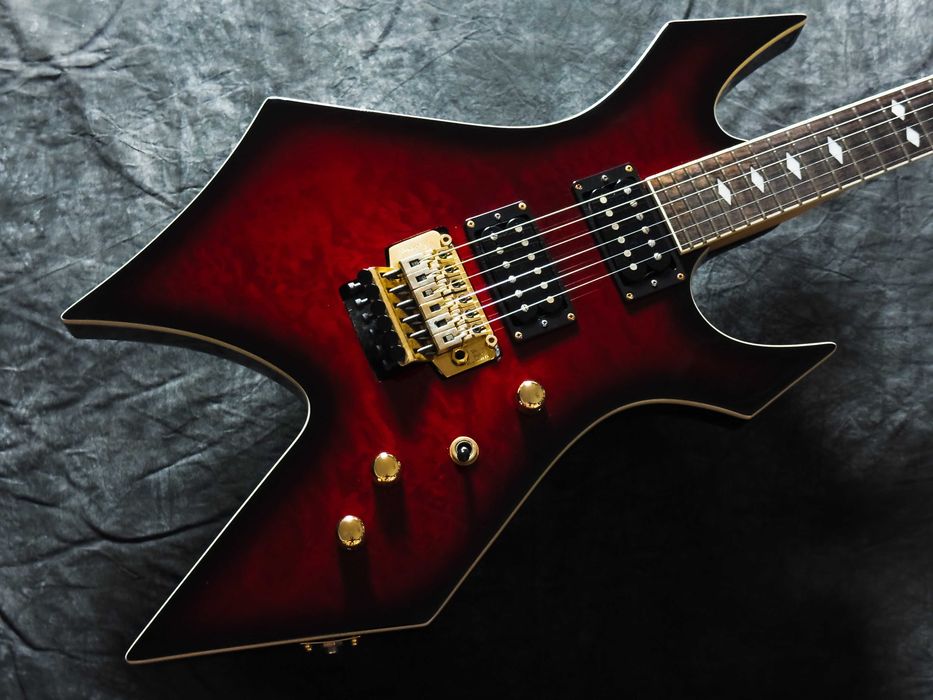 B.C. Rich Warlock-920JE See Through Red Burst