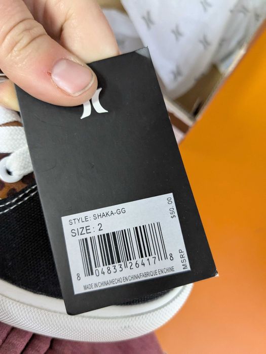 Hurley sneakersy tenisówki w panterkę rozm. 33,5