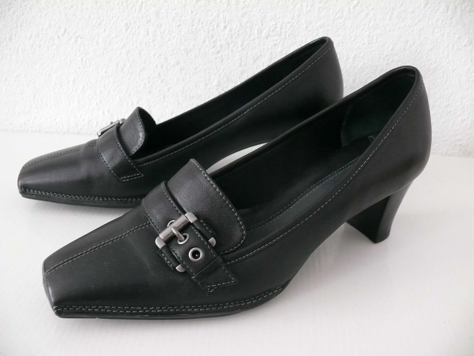 Buty damskie "Clarks" czółenka skóra 100%