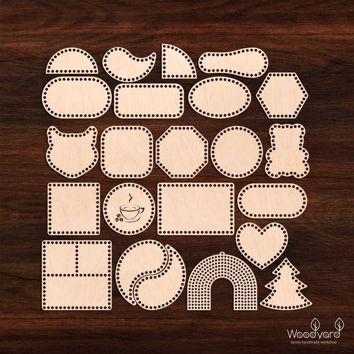 Денця для в'язання кошиків корзин люльок Woodyard Донышко для вязания