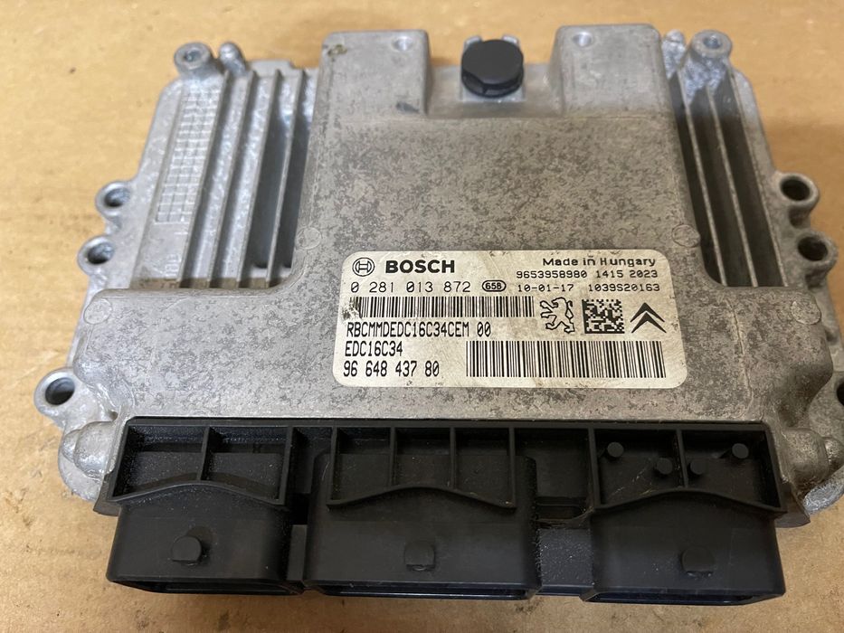 CENTRALINA DO MOTOR EDC16C34 PEUGEOT 308 1.6HDI 9664.8437.80