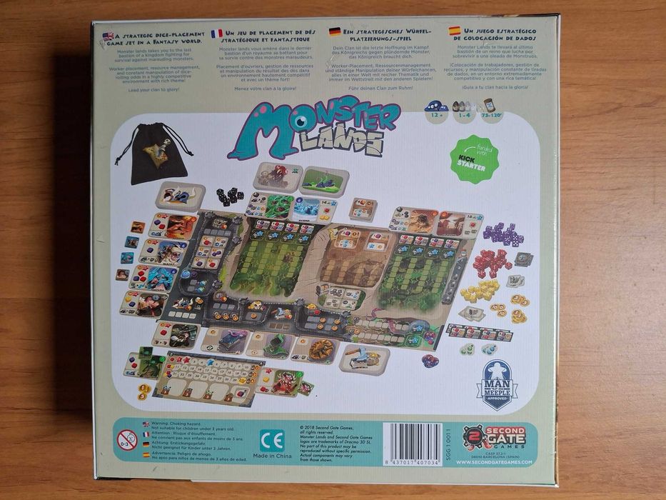Jogo de tabuleiro Monster Lands
