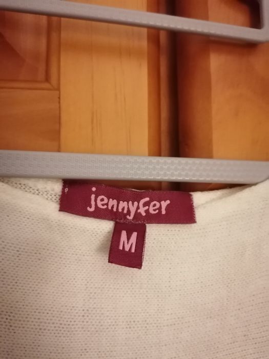 Camisola comprida, tipo vestido com 3/4 de manga