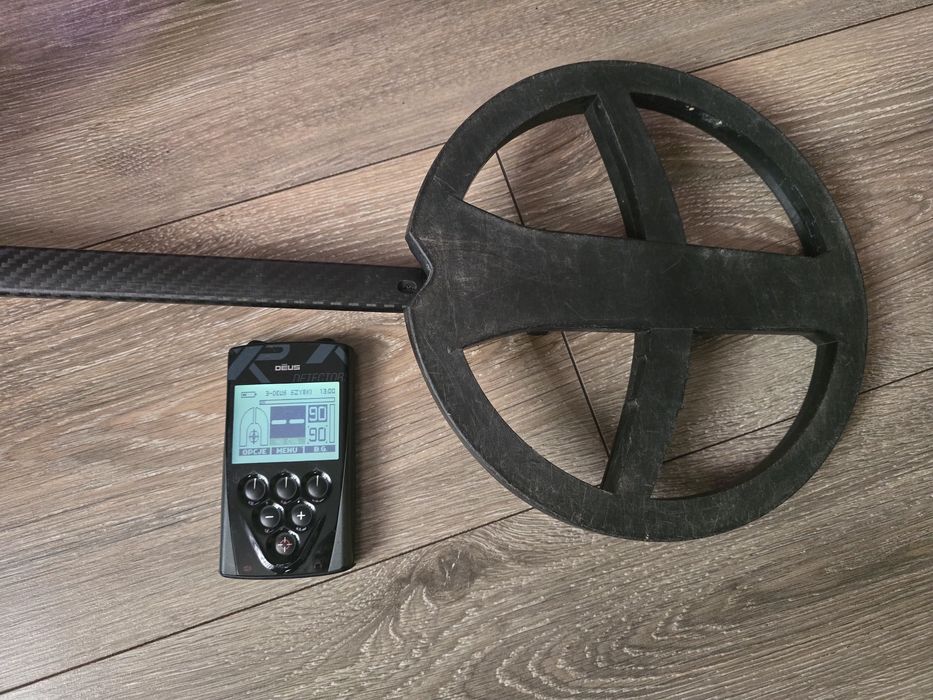 Xp Deus 1 z panelem rc i cewką 9'