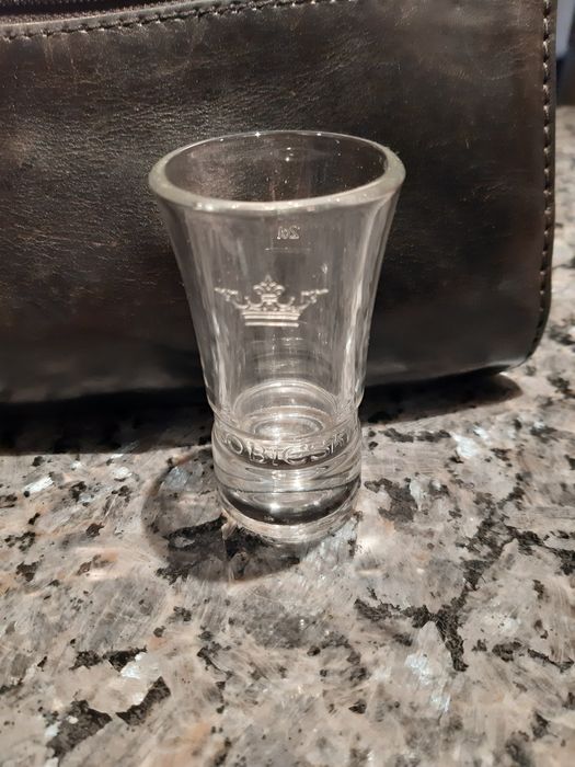 Kieliszki sobieski TRZY szt kolekcja art szkło grube deco kieliszek