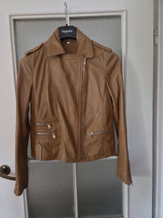 Nowa, skórzana kurtka Massimo Dutti  M/L