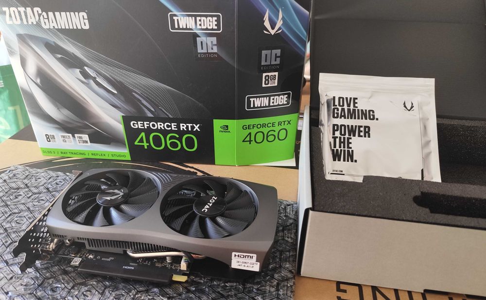 ZOTAC GeForce RTX 4060 Twin Edge OC Graphics Card64739035555329121
