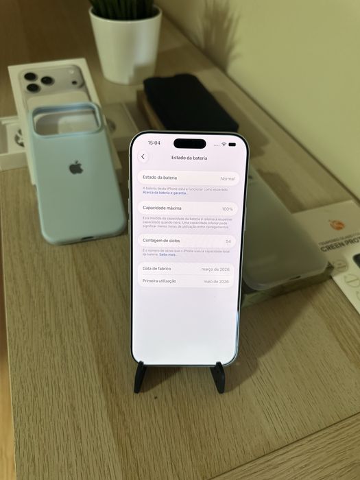 Iphone 17 Pro Max Silver 256 GB c/ fatura e garantia + cases