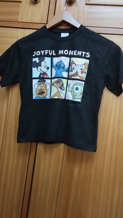 T-shirt nova, unissesso, Zara. Tam. 8 anos