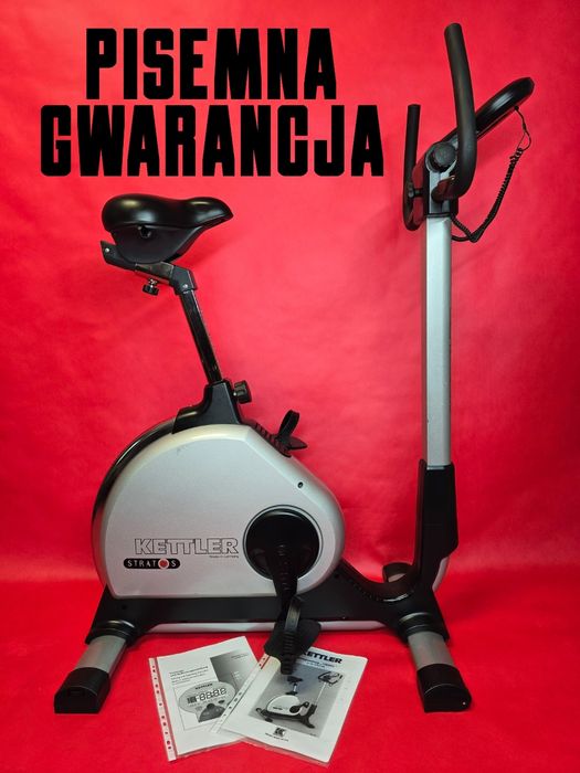 Mocny Do 150kg. Rower Kettler Stratos  Cichy Stacjonarny treningowy Idealny do ćwiczeń Rehabilitacji Firmowy Gwarancja
