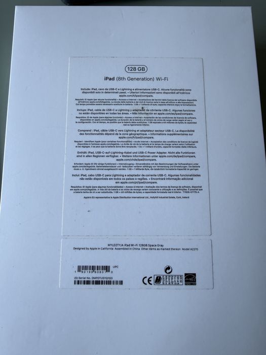 Apple iPad 8a Geração 128 2020