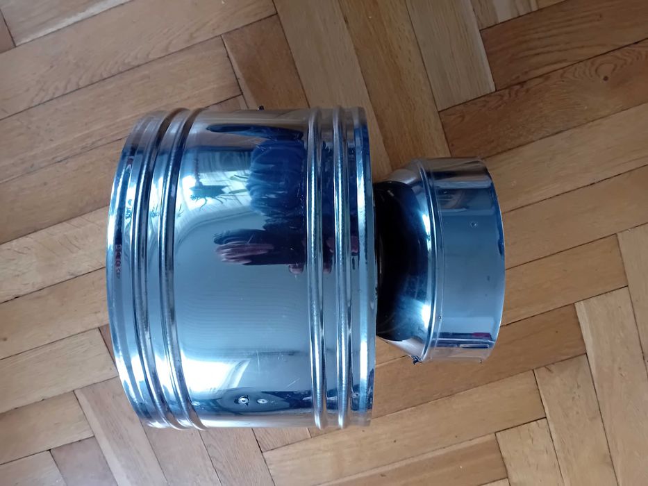Nasada kominowa  stal nierdzewna Deflektor.