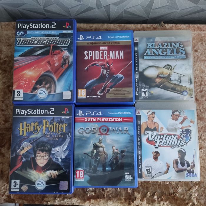 Лот ліцензійні ігри PlayStation 2,3,4