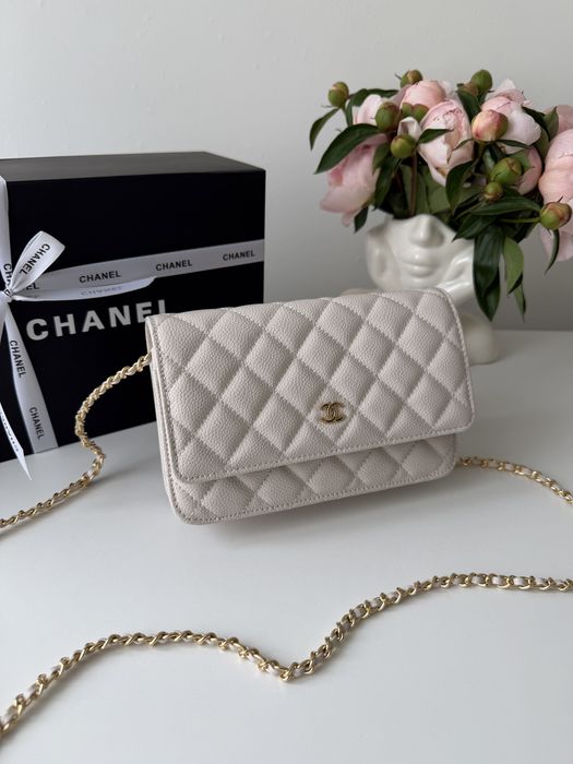 Сумка Chanel (бежевий відтінок)