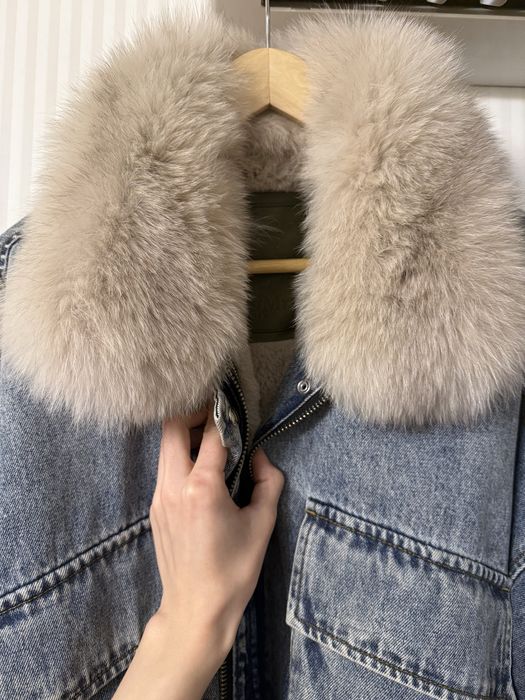 Куртка з натуральним хутром