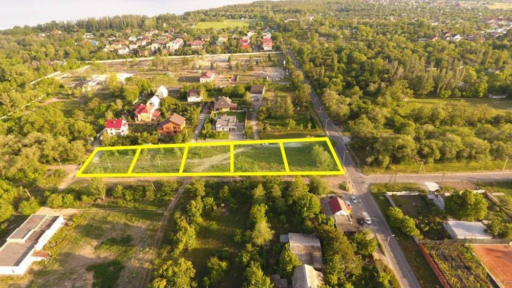 5 ділянок по 10 соток на Великому Лугу