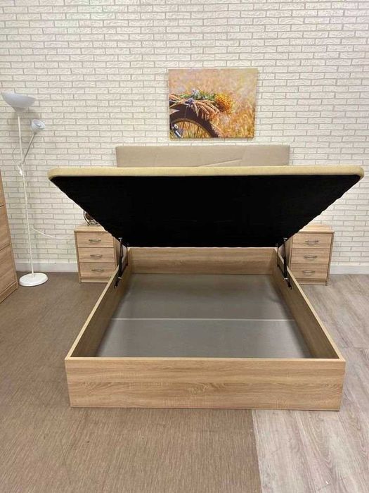 oferta cama com baú nova envio gratis