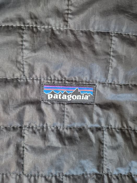 Patagonia kurtka puchowa w karo wiosenna