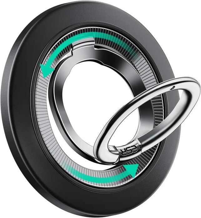 Магнитный держатель ESR Dual-side Magnetic Ring Holder/Stand Black