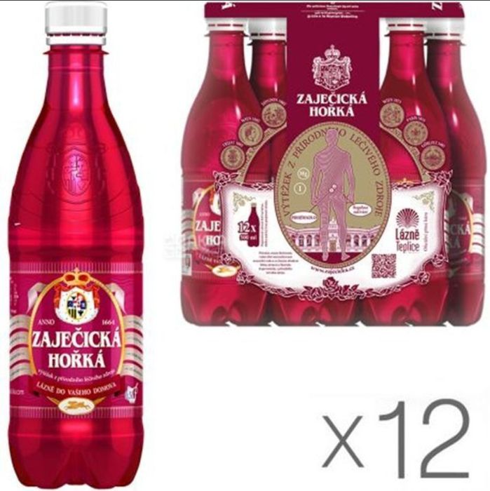 Вода Zajecicka Horka (ЗАЄЧИЦЬКА ГІРКА). Блок - 12 шт.