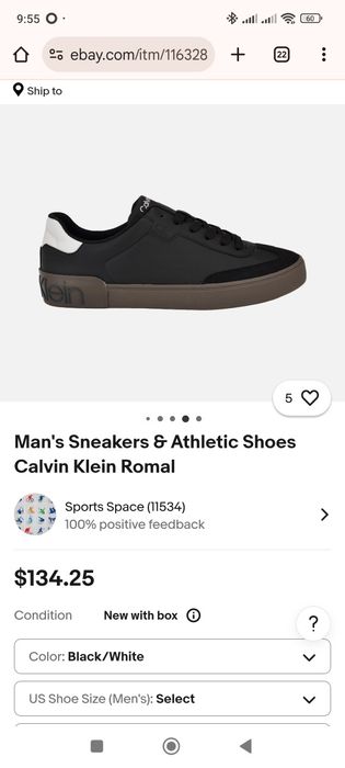 Обувь Calvin Klein 30 см