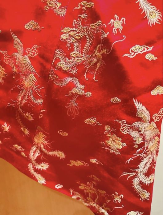 Vestido em Seda Chinesa