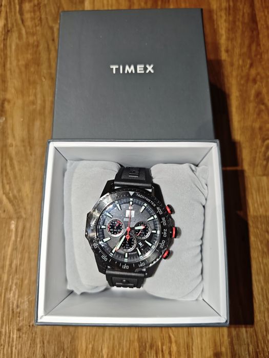 Zegarek Męski Timex Ironman Adrenaline Pro Black, wodoszczelny WR100