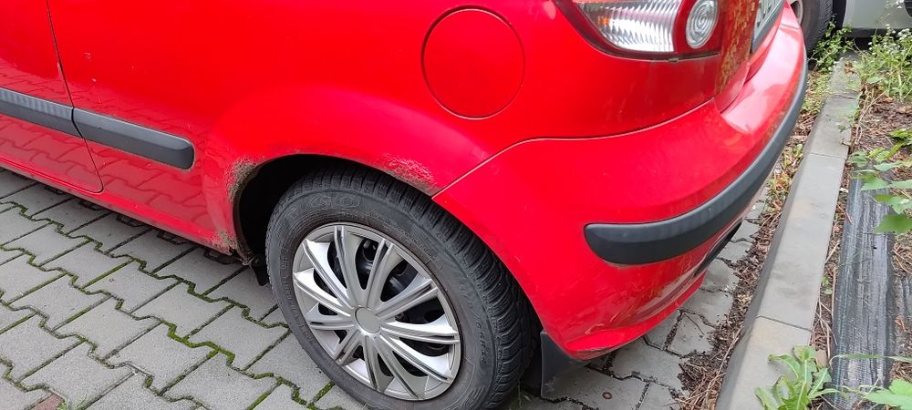 Hyundai Getz 1.3 benzyna 82KM 12V z 2003 czerwony