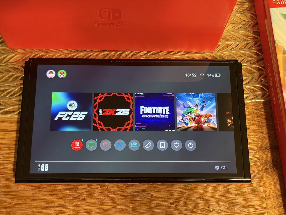 Nintendo Switch Oled Mario Red Edition