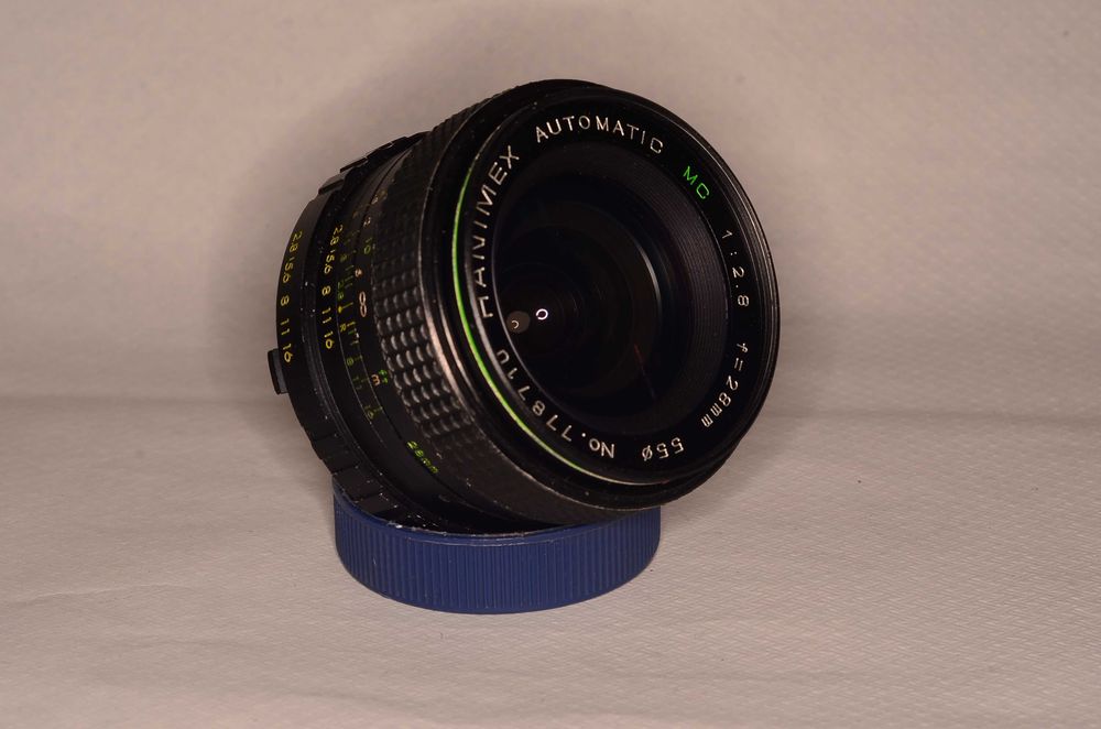 Hanimex Automatic MC 28 mm 1:2.8 - Minolta MD