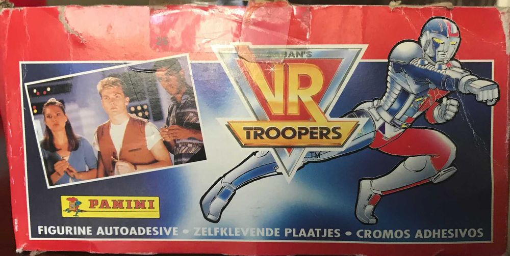 VR Troopers (1996): Coleção de Saquetas Panini (ainda seladas)