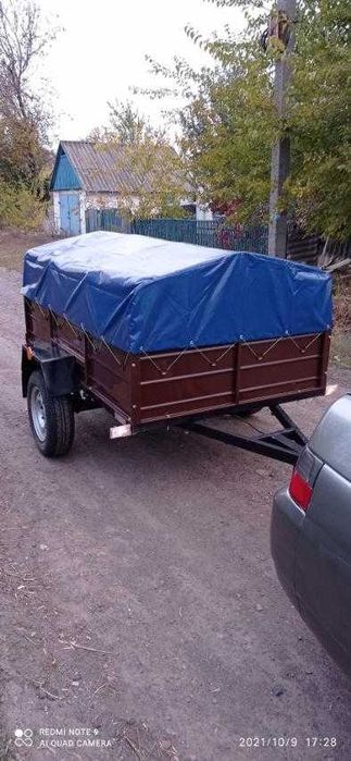 Кременчугский Завод продает легковые прицепы.Тент Евро Фура