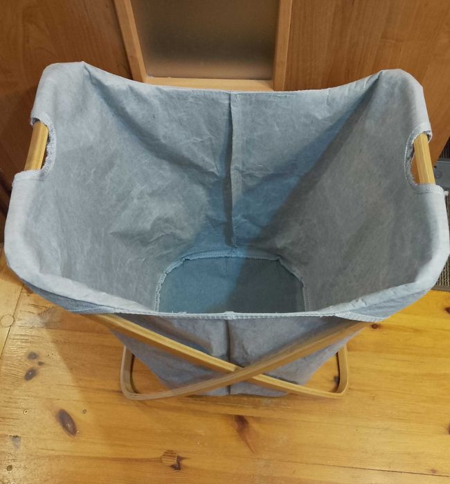 Kosz na pranie szary