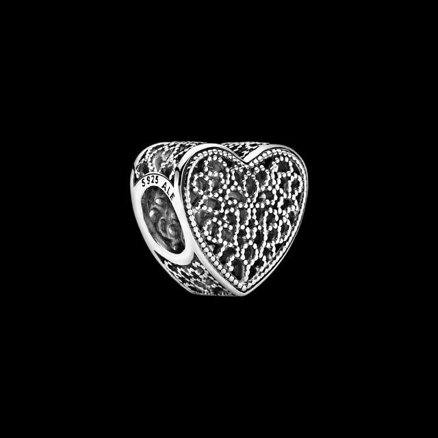 PANDORA, бусина, шарм, срібло