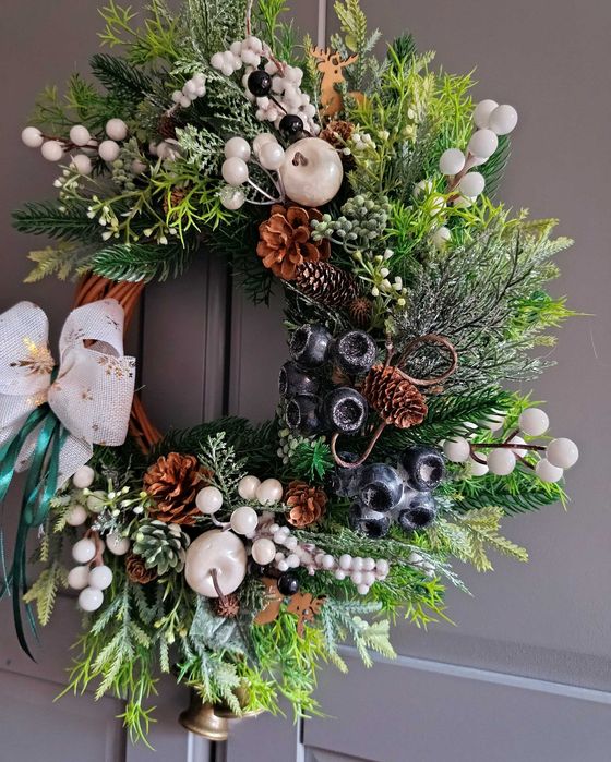 Wianek świąteczny zimowy nr 14