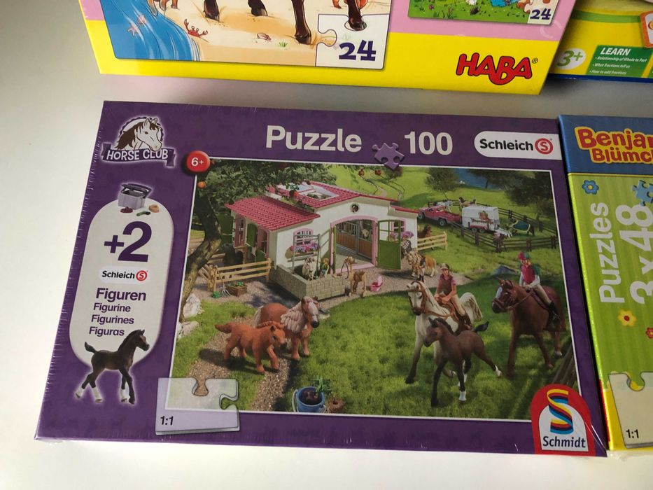 Puzzeles e Jogo Montessori.
