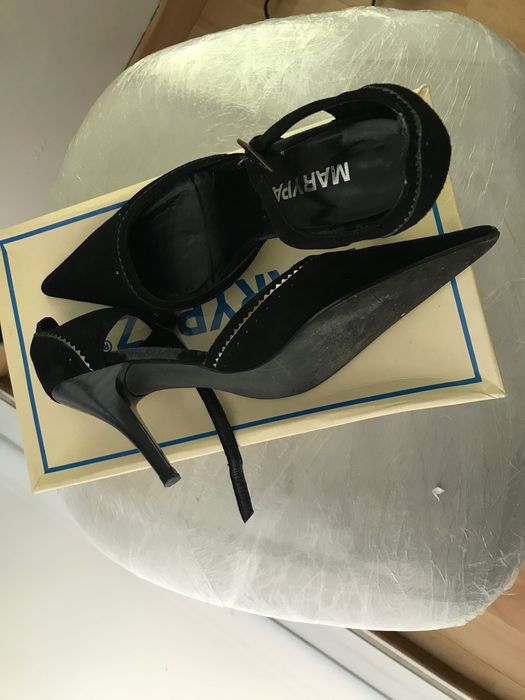 Sapato em pele preto