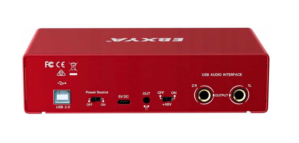 Karta dźwiękowa Interfejs audio USB EBXYA 24-bitowy/192 kHz R75